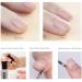 6PCS Stainless Steel Cuticle Pusher Set - Professional Manicure and Pedicure Tools for Fingernail and Toenail Care - Buy Online on GoSupps.com