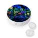 Trippy Light Mushroom Contact Lens Travel Kit Portable Cute Contact Box with Mirror for Daily Outdoor