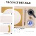 EXCEART 10 sheets Professional with Traditional Decorative Chinese Dried Art Writing Rice Thickened Golden 33X33CM - Buy Online on GoSupps.com