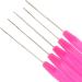 MagiDeal 5 Hair Extension Hook Needles Set Microring & Crochet Hooks for Real Hair Strands - Rose Red - Buy Online on GoSupps.com