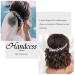 Handcess Pearl & Crystal Head Bars | Elegant Wedding Headdress for Brides & Bridesmaids | Rhinestone Hair Accessories in Silver - Buy Online on GoSupps.com