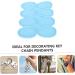 TEHAUX Epoxy Mold Resin Epoxy Key Fob Chocolates Labels Candle Creative Keychain Mold Candy Egg Shape Blue 21.7x14.6cm - Buy Online on GoSupps.com