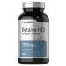 Betaine HCl with Pepsin | 1326mg | 250 Capsules | Betaine Hydrochloride Supplement | with Protease | Non-GMO, Gluten Free, Vegetarian | by Horbaach