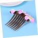 Angoily Pearl Tiara Hawaiian Plumeria Hair Side Comb Pearl Hair Barrettes Pearls Flower Hair Side Comb Pearl Hair Comb French Comb Bridal Headdress Bride Accessories Wedding - Buy Online on GoSupps.com