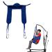 Transfer Nursing Sling Lift Toileting Sling Large Mesh Sling for Shower Home Use Electric Transfer Belt Handicap Full Body Sling