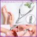 Gel Nail Polish Remover Clips Set with Nail Wipes, Cuticle Kit, Nail Brush, and Files - 10pcs Purple Kit for Easy and Efficient Nail Polish Removal - Buy Online on GoSupps.com