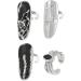 Star Irregular Pattern Fingertip Nail Adjustable Opening Fingernail Punk Nail Jewelry Nail Decorations Fingertip Rings For Women Adjustable - Buy Online on GoSupps.com