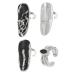 Star Irregular Pattern Fingertip Nail Adjustable Opening Fingernail Punk Nail Jewelry Nail Decorations Fingertip Rings For Women Adjustable