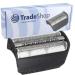 Trade shop Double -shearing film Compatible with Braun 7504 7505 7511 7514 7515 7516 7520 7526 7540 Electrician - type 30b + frame black