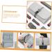 CANIGHT Multifunctional Storage Bag Hair Curler Storage Bag Hair Curler Organizer Bag Hairdryer Grey Leather - Buy Online on GoSupps.com
