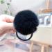 Tonsee Pompom Hair Ties - Fluffy Black Elastic Hair Band & Cute Plush Ball Ponytail Holder for Girls - Shop Internationally! - Buy Online on GoSupps.com