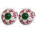 amangul Bloody Eyeball Hair Clip Barrettes Halloween Cosplay Masquerade Headwear Hairpin Cute Barrettes Cosplay(3 Bloodshot Eye Hair 2)
