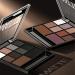 Matte Eyeshadow Palette - 10 Intense Eye Shadow Shades for Smokey Makeup Look - Pressed Pigments with Dual-Ended Brush - Women/Girls (Matte 02) - Buy Online on GoSupps.com