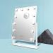 Tovendor 20 Inch Hollywood Mirror with Lights | Lighted Makeup Vanity Mirror for Women | 12 Dimmable Bulbs, 3 Color Modes, 360 Rotation | White - Buy Online on GoSupps.com