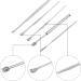 Crcyphne 5 Pcs/Set Unisex Stainless Steel Spiral Ear Pick Spoon Cleaner Ear Care Multifunction Portable Ear Pick Beauty Tool Kit With Box - Buy Online on GoSupps.com