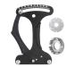 Saipe Bicycle Spoke Tension Meter Measuring Tool Aluminum Alloy Bicycle Wheel Repair Tool Spoke Wire Tension Adjustment Tool for Cycling Wheel Spokes Check or Correction
