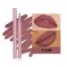 Buy YOUNG VISION Gourd-Shaped Precision Liquid Lipstick & Lipliner - Nude Matte Perfection for International Shipping | Best Liquid Lipstick Online - Buy Online on GoSupps.com