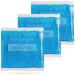 IEA Medical Cold Warm Compret |3 Set |13x14 cm |Cool packs for bruises insect bites and other pain |Reusable gel cooling cushion (3 Set compress) Blue 3 Set compress S Modern