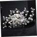 FRCOLOR Set of 3 Bridal Headpiece Tiara Bridal Insert Comb Bridal Hair Comb Hairpin Miss Wedding - Buy Online on GoSupps.com