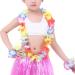 Hawaiian Luau Tropical Flower Crown Set for Women - Headband, Wristbands, Necklace, Bracelets, Hair Band - Perfect for Summer Beach Vacation and Pool Party Decorations - Colorful - Buy Online on GoSupps.com