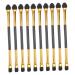 POPETPOP 40 Pcs Double Ended Eyeshadow Brush Lady Parts Eyebrow Brush Artificial Fiber Travel Major 12x0.5cmx2pcs As Shownx2pcs