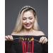 Wecoe Black Rhinestone Headband - Fancy Leaf Shape Diamond Hair Band for Women and Girls - Buy Online on GoSupps.com