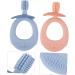 TOVINANNA 6 Pack Silicone Manual Training Toothbrush for Kids - Safe Fun Oral Care & Children's Toys - Buy Online on GoSupps.com