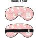 SSIMOO Cute White Bunnies Soft Sleep Eye Mask - Breathable Eye Patch for Women | Perfect Travel Accessory & Relaxation Aid - Buy Online on GoSupps.com