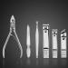 18 Piece Professional Stainless Steel Manicure Set with Travel Case - Nail Clippers, Pedicure Kit, Grooming Tools for Nail Care - Black - Buy Online on GoSupps.com