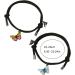 Bestvisse Set of 2 Luminous Butterfly Charm Bracelets Glow In The Dark Wristchains Magnetic Couple Jewelry for Men and Women - Buy Online on GoSupps.com
