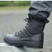 QMFUR Men's Military Tactical Work Boots - Outdoor Hiking and Combat Boots in Black Size 15 - Buy Online on GoSupps.com