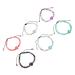 DOITOOL 6pcs Motion Sickness Braided Bracelet Natural Clay Sport Glasses Sports Decor Car Sickness Glasses Heishi Clay Bead Bracelets Motion Nausea Bands String Beaded Bracelets Friendship