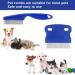 Jinsion Lice & Flea Comb Set for Dogs & Cats | 2 PC Tick Comb & Tear Stain Remover | Professional Pet Grooming Tools - Buy Online on GoSupps.com