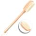 Long Wooden Handle Back Brush - Dual Bristles Body Shower Brush for Exfoliation & Skin Peeling | Wet/Dry Use - Buy Online on GoSupps.com