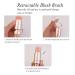 Bling Toman 4 in 1 Makeup Brush Set - Rose Gold Mini Travel Brushes - Buy Online on GoSupps.com