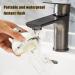 Electric Face Cleanser Foam Cup - Automatic Foam Maker for Skincare & Travel (Black - Buy Online on GoSupps.com