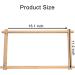 Beech Wood Cross Stitch Scroll Frame for Large Projects (11.2'' x 18.1'') - Needlepoint, Embroidery, Quilting Holder - Buy Online on GoSupps.com