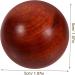 Solustre 4-Piece Wooden Massage Ball Set - Stress Relief & Muscle Stretching | Chinese Handcrafted Gymnastics Balls - Buy Online on GoSupps.com