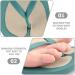 Buy Healvian 3 Pairs Metatarsal Pads - Forefoot Cushion Inserts & Adhesive Grip Pads for Thong Sandals & Flip Flops | International Shipping Available - Buy Online on GoSupps.com