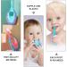 2pcs Silicone Infant Training Toothbrush Set | Soft Bristles & Teething Handle | Baby Toy for Babies/Toddlers Gums - Buy Online on GoSupps.com