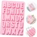 Zerodeko Silicone Ice Molds Trays 1pc 26 Mold Silicone Baking Alphabet Chocolate English Utensil Dessert DIY Creative Ice Tool Pink 27.2X18.2X1.3CM - Buy Online on GoSupps.com