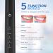 Sonic Electric Toothbrush with 4 Brush Heads | Rechargeable IPX7 Travel Toothbrush for All-Round Cleaning | 60 Days Power | Full-Automatic Black Smart Sonic Toothbrush for Adults - Buy Online on GoSupps.com