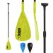 Pelican Sport - Vortex Adjustable SUP Paddle  70 to 87 in  PS1113-1 - Stand Up Paddle Board Fiberglass Reinforced Blades Fade Yellow Green