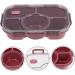 Alipis Box Portable Food Accessory Multi-Function Case Supply Lunch Convenient Bento Household Red 28.5X19X6.5CM - Buy Online on GoSupps.com