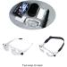 Adjustable TV Magnifying Glass 1.5X-3.8X Eye Aid with Headband Phone Holder - 0 to 300 Degree Far-Sightedness - Buy Online on GoSupps.com