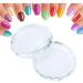 Nail Art Palettes Easy to Clea Nail Polish Glue Pallet Transparent Surface for Nail Art Artist - Buy Online on GoSupps.com