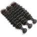 26 Inch Deep Wave Brazilian Virgin Human Hair Bundle - Silky Deep Curly 12A Grade Unprocessed Hair Extensions (100g) - Natural Black - Buy Online on GoSupps.com