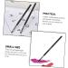 FOMIYES 10 Pcs Makeup Brush Eyeliner Makeup Tool Eye Brush Eyeliner Brush Flat Brush Girl Multipurpose 16x0.7cmx2pcs Blackx2pcs - Buy Online on GoSupps.com