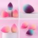DUAIU 3 pcs Gradient Makeup Sponge Blender Set - Beauty Blender for Foundation, Concealer & Applicator - Buy Online on GoSupps.com