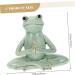 Zerodeko Frog Yoga Ornaments Heart Decorations Hanging Zen Decor Frog Statue Outdoor Decorations Home Decoration Miniture Decoration Yoga Decor Office Tea Pet Desktop Ceramics - Buy Online on GoSupps.com